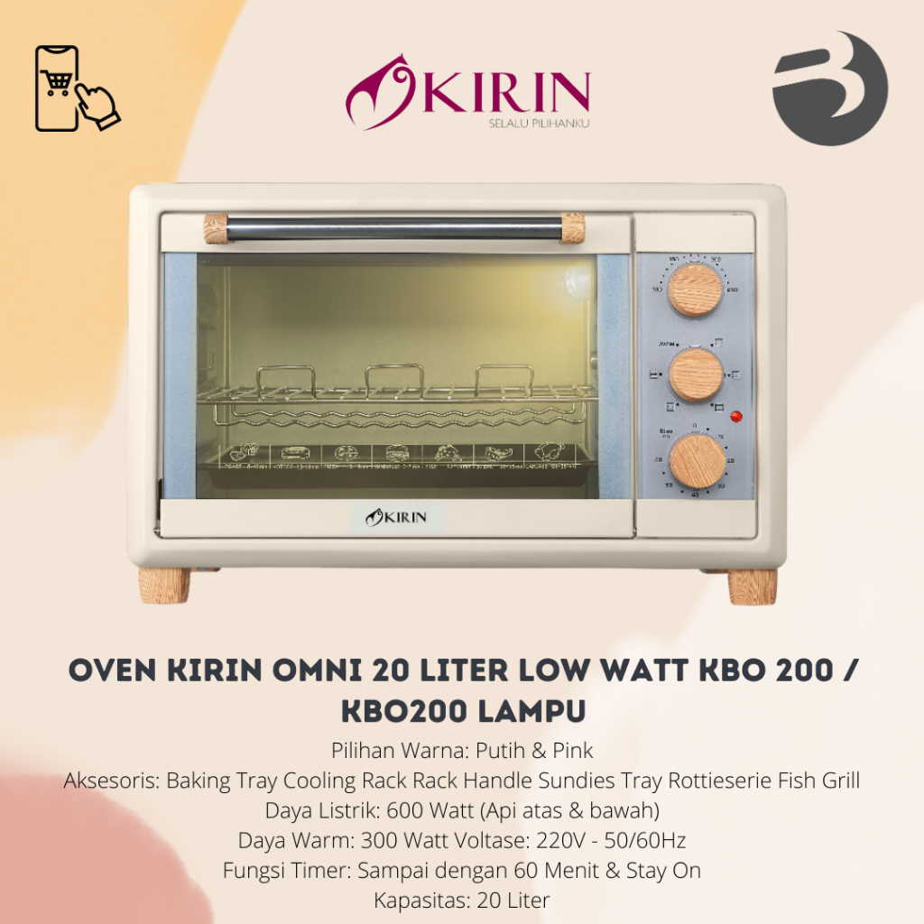 Kirin Omni Liter Low Watt Oven Kbo Kbo Lamp Shopee Malaysia