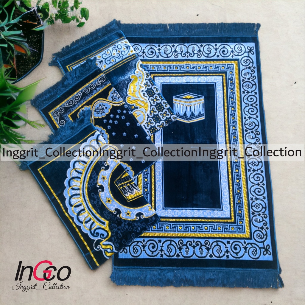 Alif Premium Prayer Mat Turkish Prayer Prayer Rug spigel velvet prayer ...