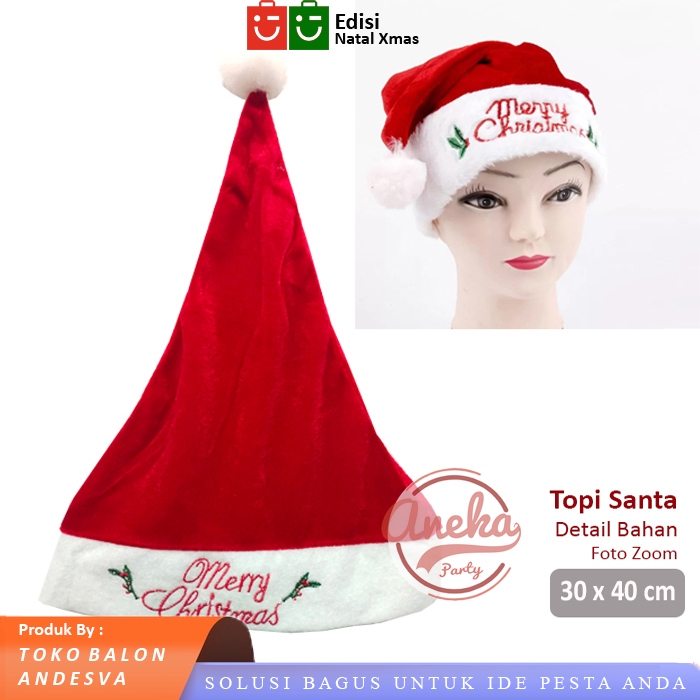 Thick merry christmas Velvet christmas Hats/christmas Accessories/santa ...