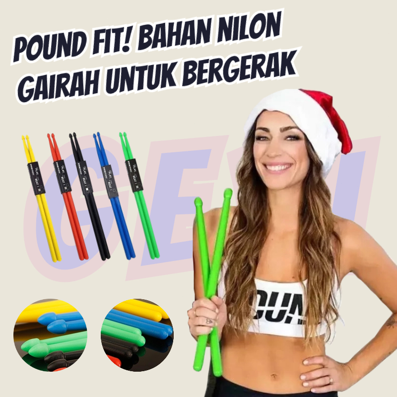Poundfit Stick Ripstix Stick Workout Cardio Stick Nylon Pound Sports ...