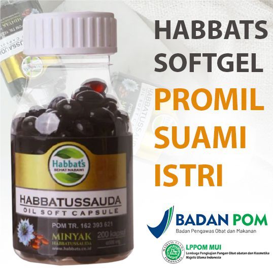 Black Seed Promil Habatussauda Oil Soft Capsule Cumin Oil 200