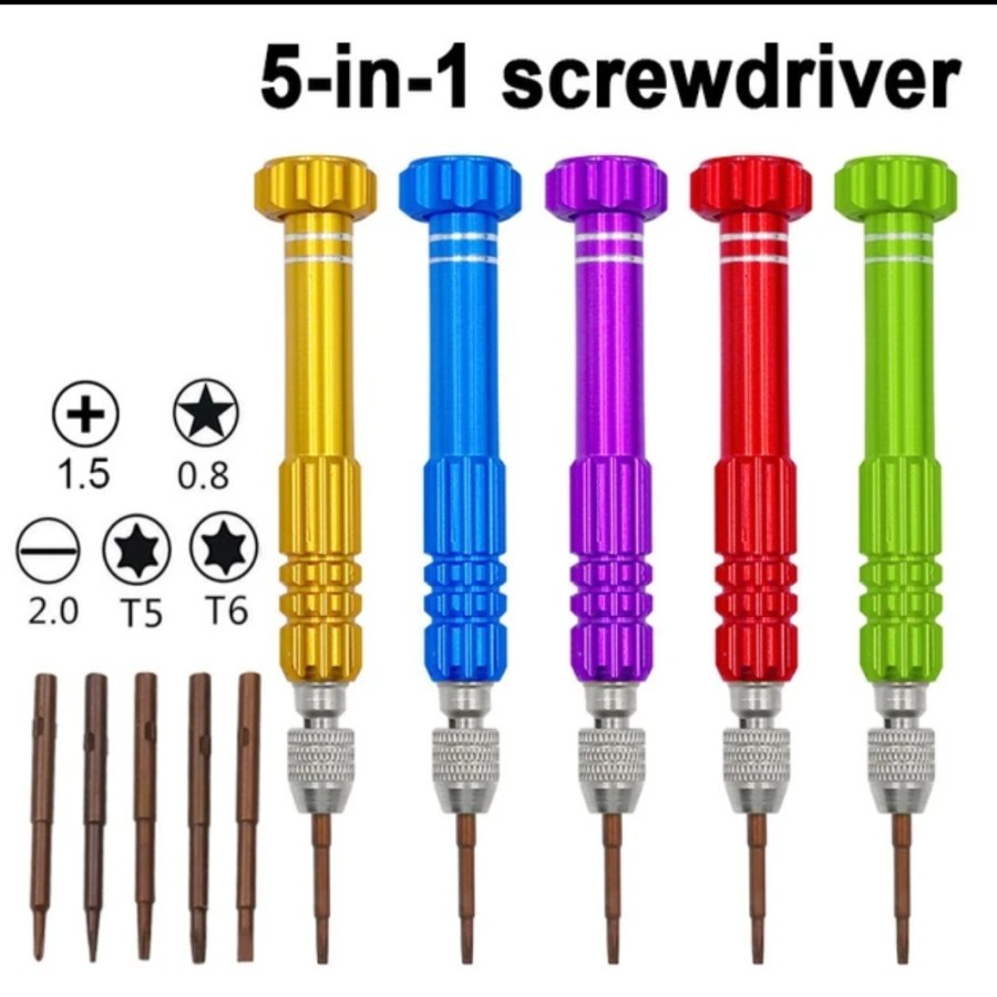 Screwdriver screwdriver 5 IN 1 Clock screwdriver hp screwdriver hand tools Clock Service Tool