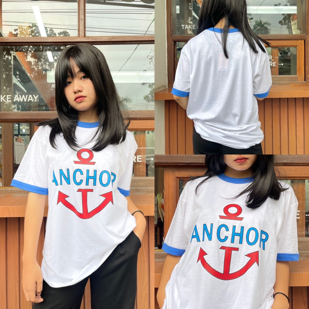 Luffy Anchor T-Shirt Cosplay Onepiece Tshirt Anime Manga One Piece ...