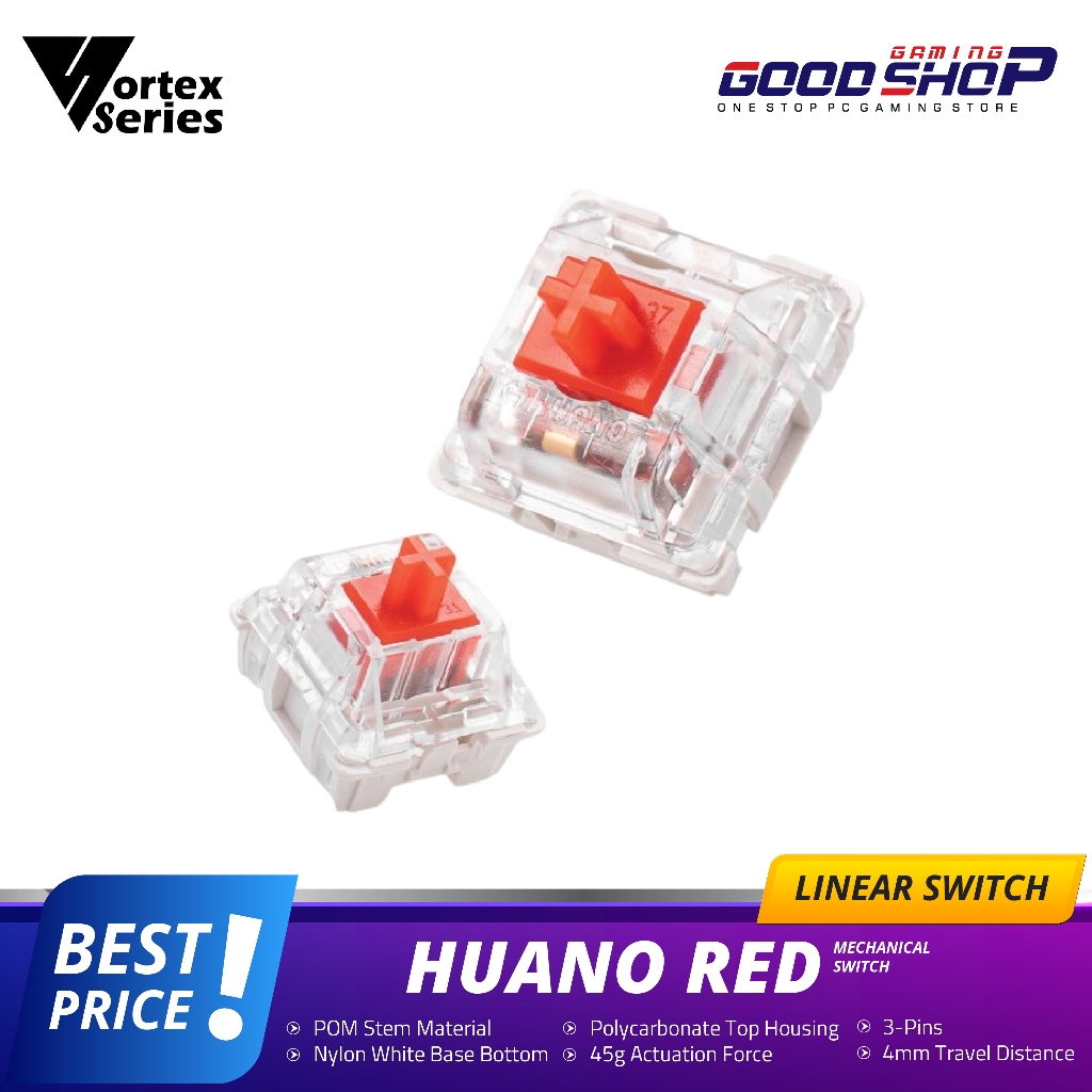 Vortexseries Huano Red (Linear 3-Pins Switch) | Shopee Malaysia