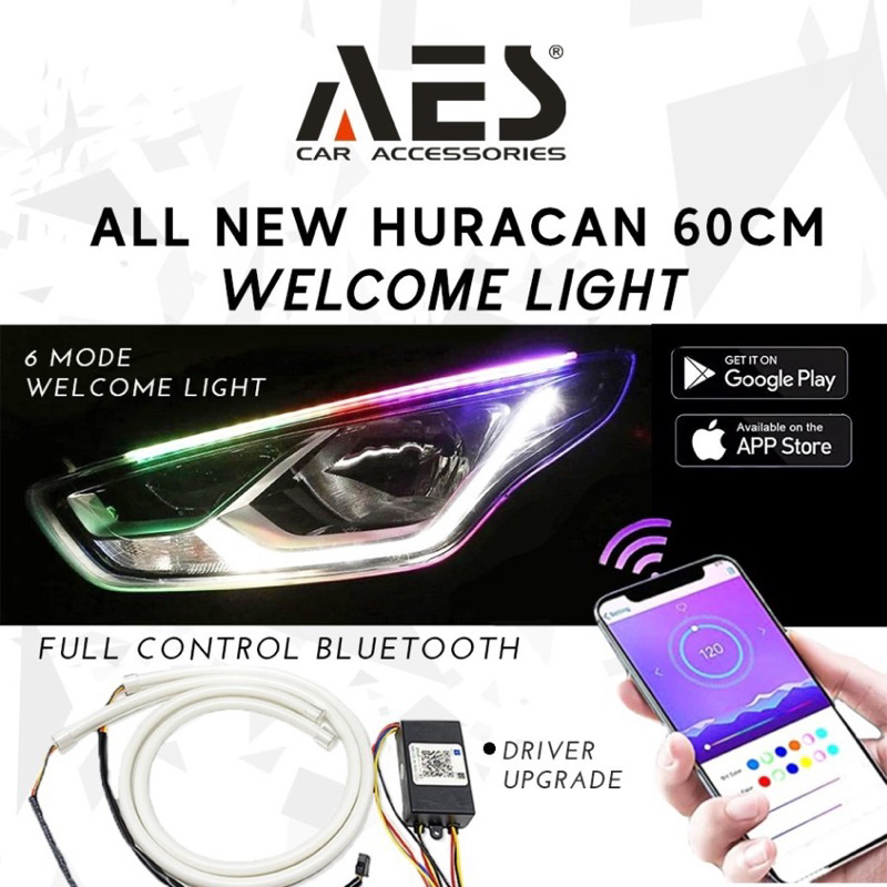 Drl RGB AES HURACAN SOFTLED 60cm Brand AES DAY RUNNING LIGHT AES S2667 ...