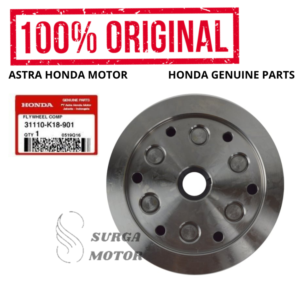 Flywheel Comp Magnet CB150 Verza 150 Original Honda AHM 31110-K18-901 ...