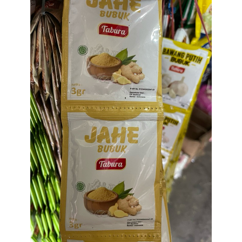 Sprinkle Ginger Powder 1 pack contains 3 grams x 12 pcs Ginger/ sachet ...