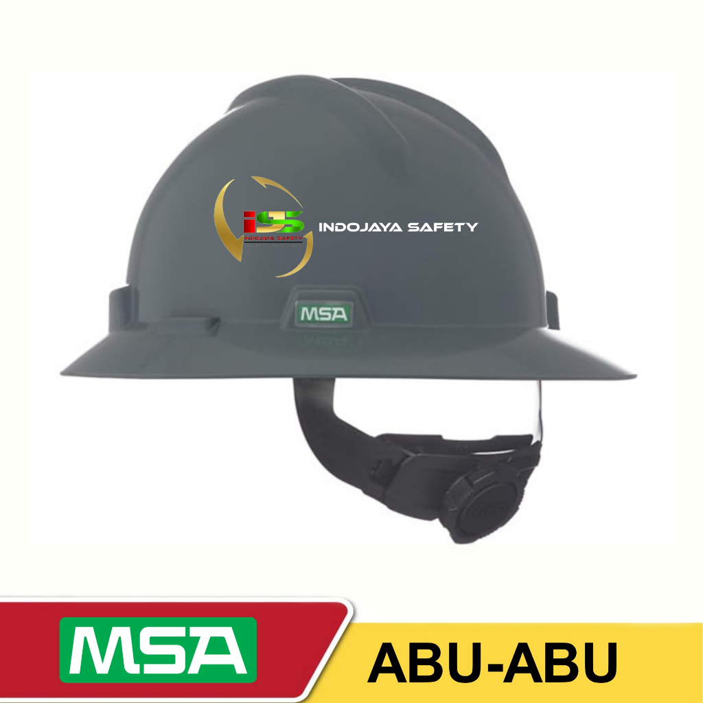 LOKAL HIJAU Msa Safety Helmet Full Brim Fastrack Original Safety Helmet ...