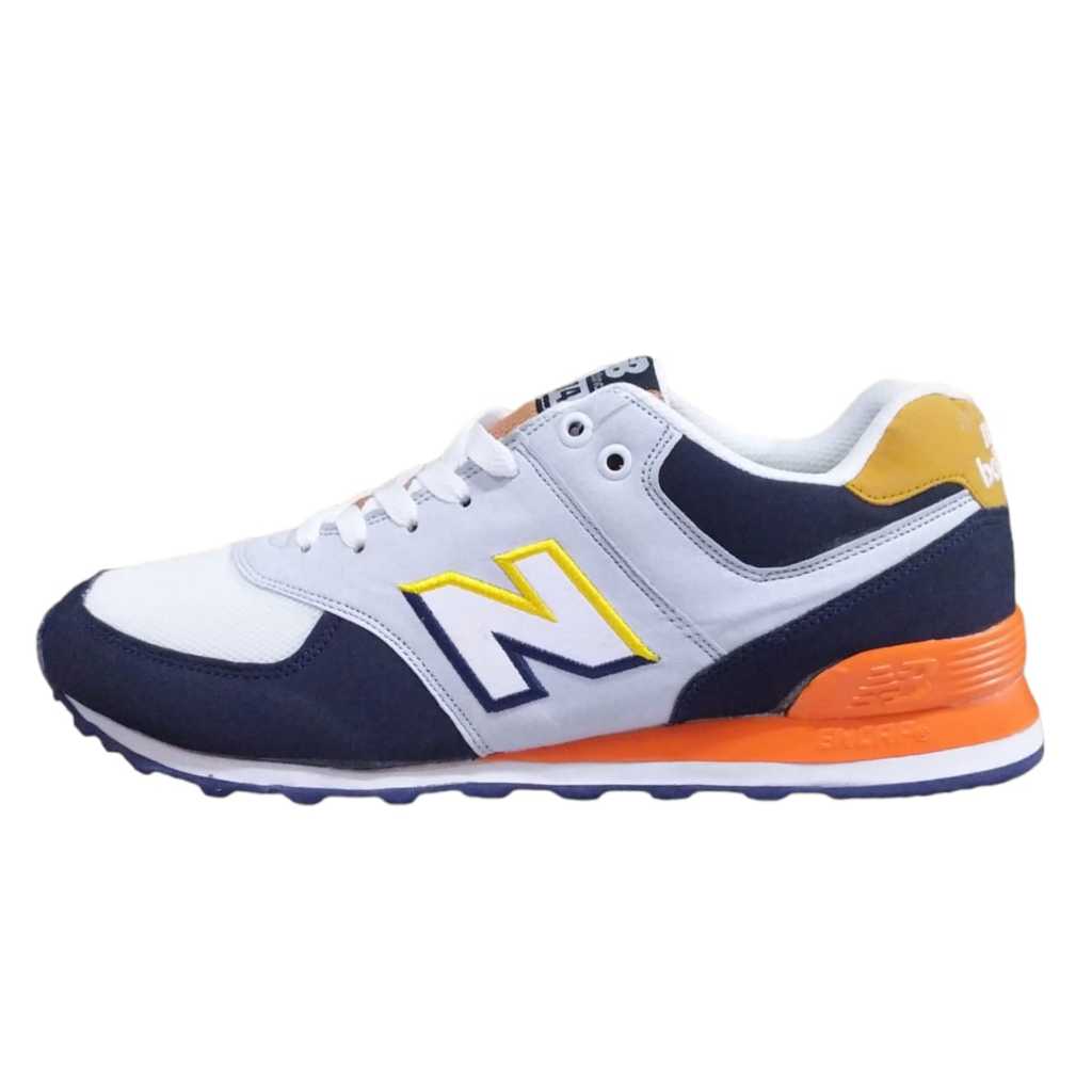 New balance 574 clearance grey with chromatic yellow