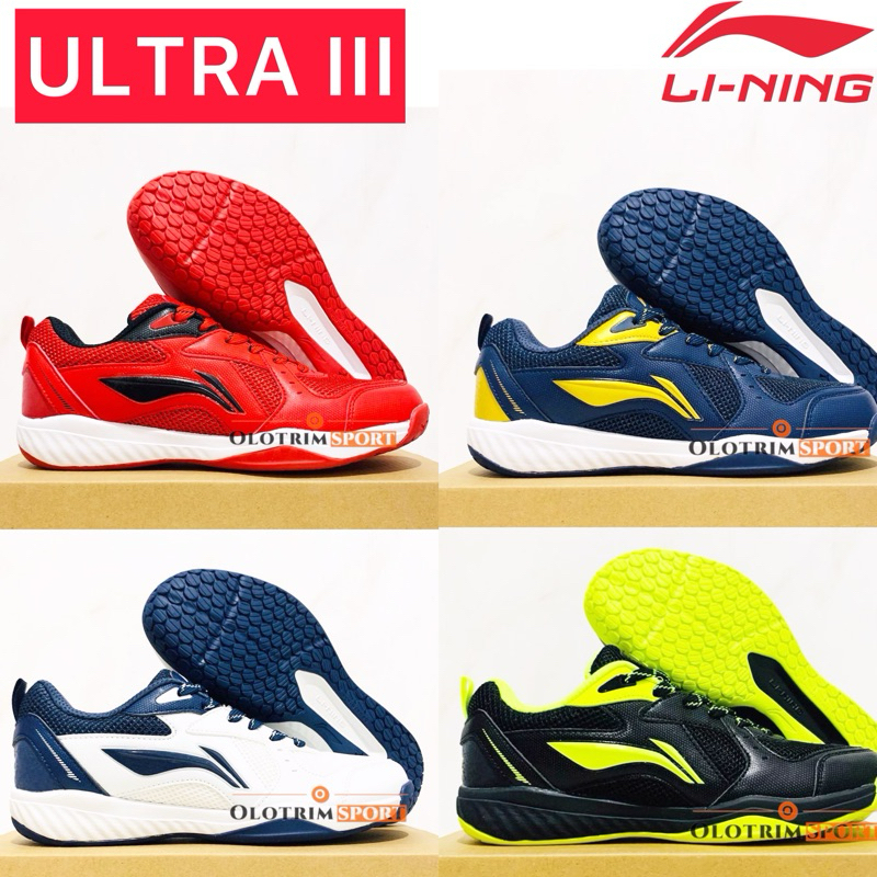 Original LINING ULTRA III 3 Badminton Shoes Shopee Malaysia