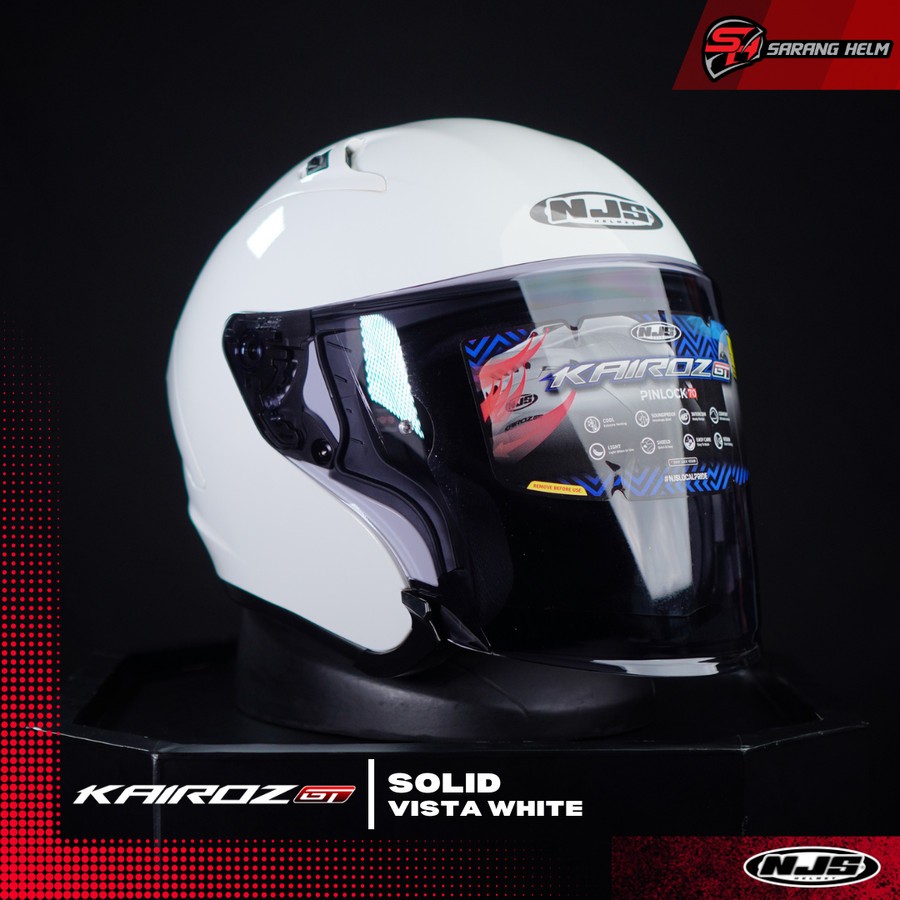 Njs Kairoz GT Solid Polos (DDRING) NJS Half Face Helmet | Shopee Malaysia