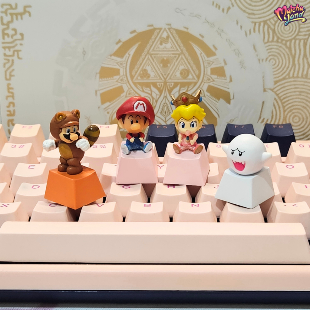 Super Mario Luigi Keycaps Mechanical Keyboard, Artisan custom keycap ...