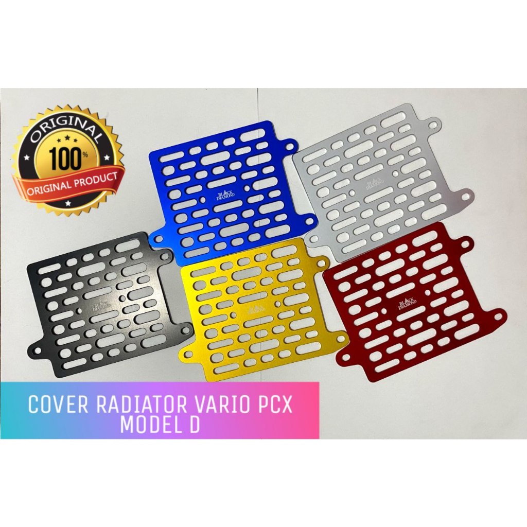 Radiator Cover Vario Led New Pcx Adv Black Diamond Full Cnc