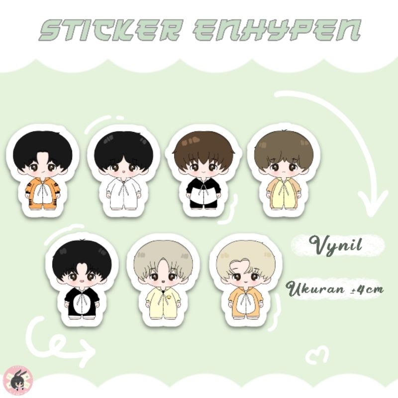 Enhypen Pajamas Sticker | Shopee Malaysia