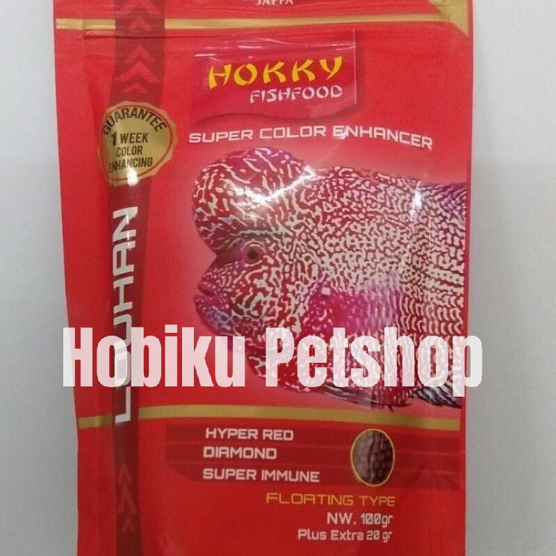 Hokky Louhan Super Color Enhancer 120 Grams Lohan Fish Food Lohan Fish ...