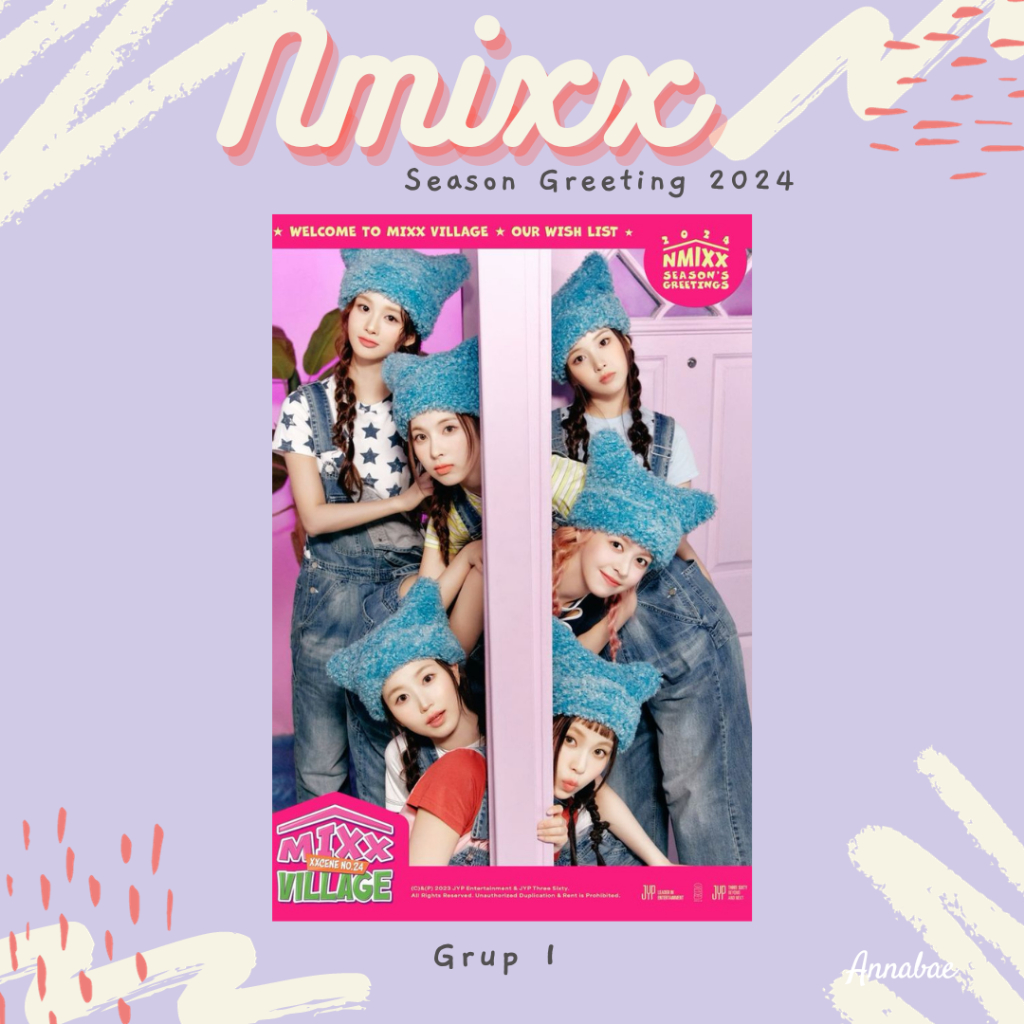 Nmixx Season Greeting Poster 2024 Shopee Malaysia