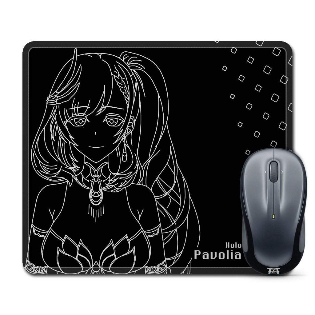 Mouse pad gaming anime vtuber PAVOLIA REINE LINE Hololive ID 2nd - 100% ...