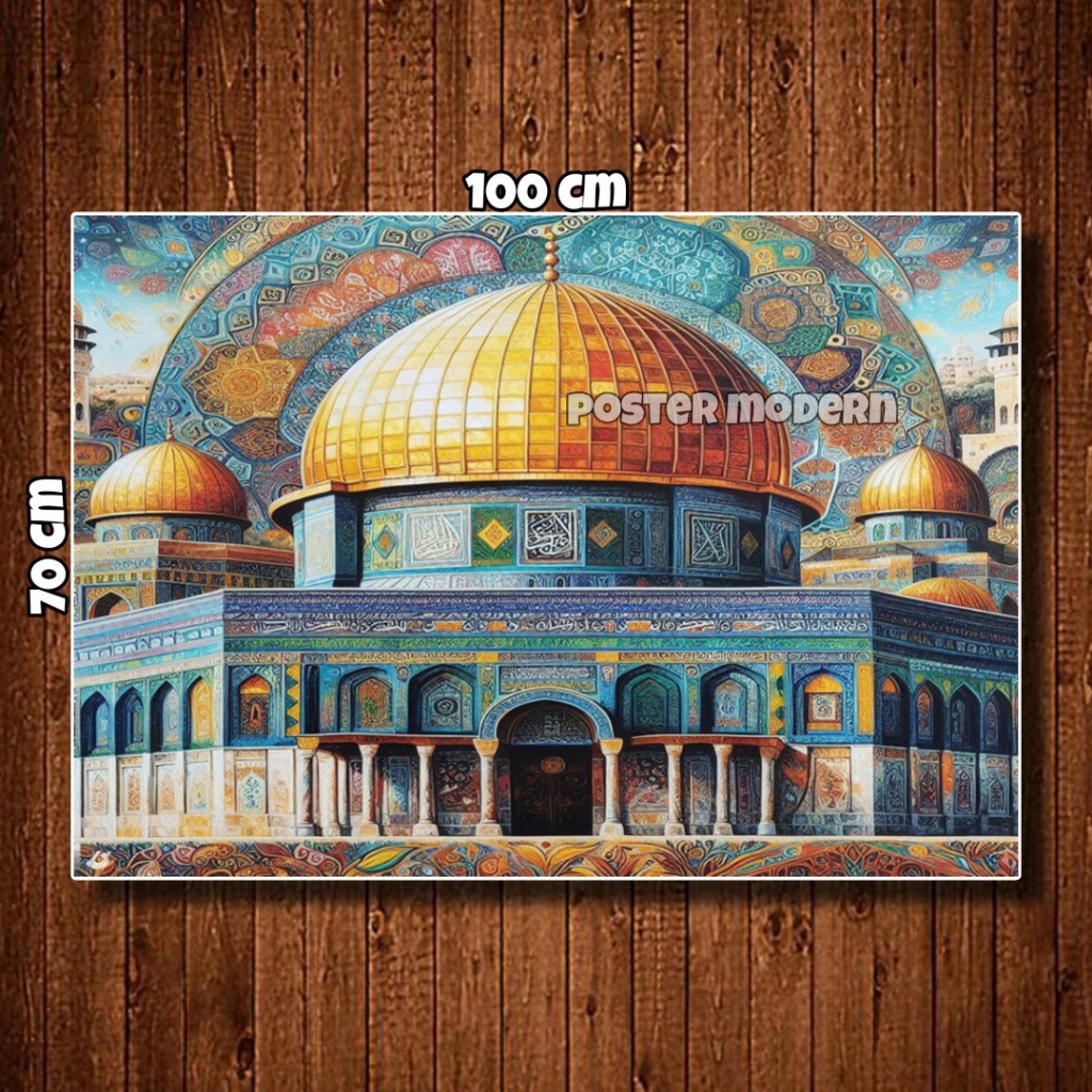 Al aqsa Mosque poster Wall Display Jumbo Size Code 34/al aqsa Mosque ...