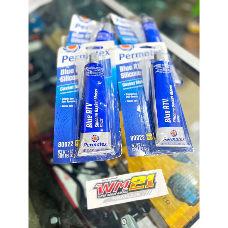 ULTRA BLUE RTV PERMATEX GLUE 80022 81724 SILICONE GASKET | Shopee Malaysia