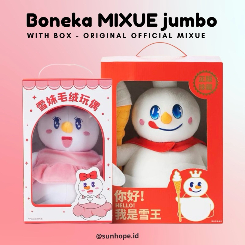 Original Jumbo mixue Doll Official BOX large mixue toy | Shopee Malaysia