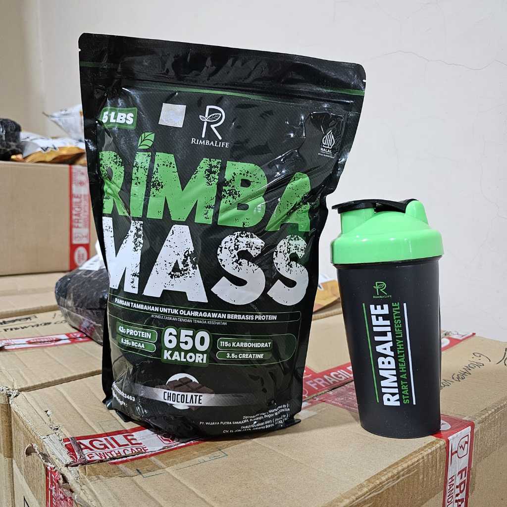 Rimba LIFE Rimba Mass 5lbs 2250 Gram Gainer Rimbalife Rimbamass 2250gr ...