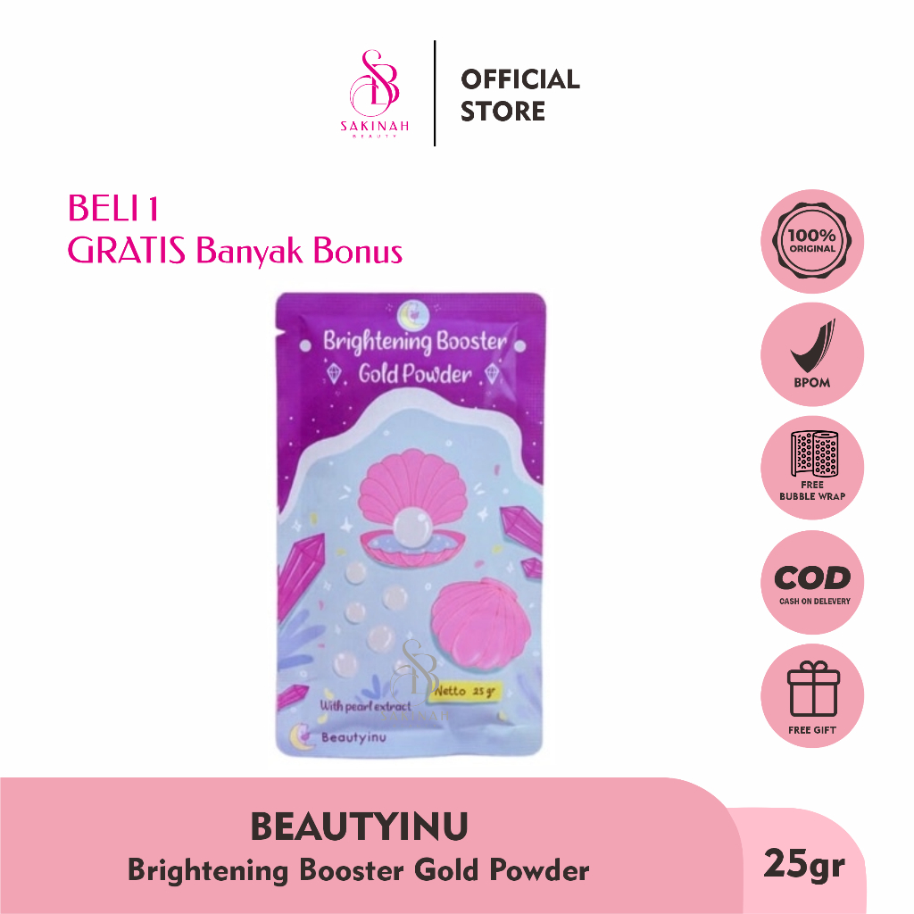 Beautyinu Brightening Booster Gold Powder Body & Face Whitening Powder ...