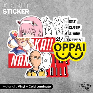 Anime Series - Die Cut Vinyl Sticker - Motorcycle Car Bottle Slap ...