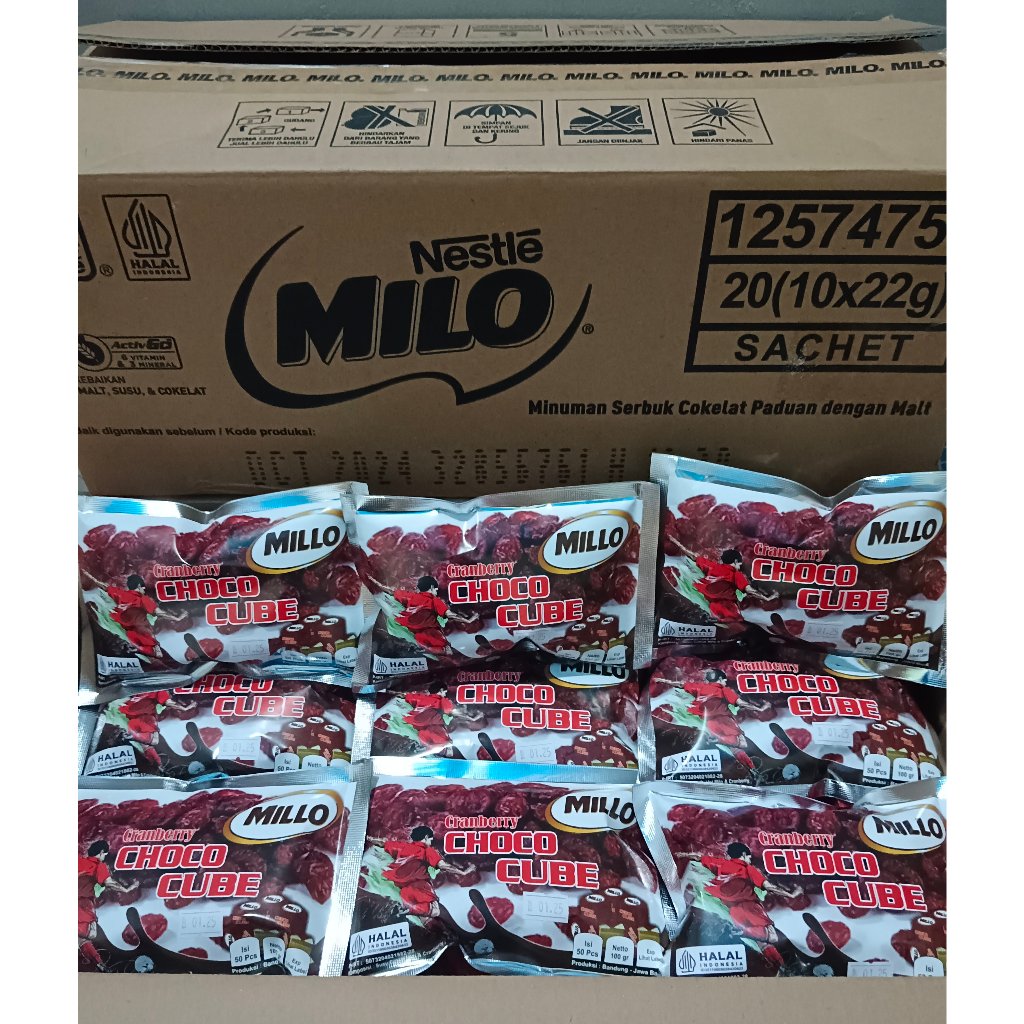LOKAL Local Millo Cube Cranberry 1 Box/Carton (Contains 40 Packs Per ...