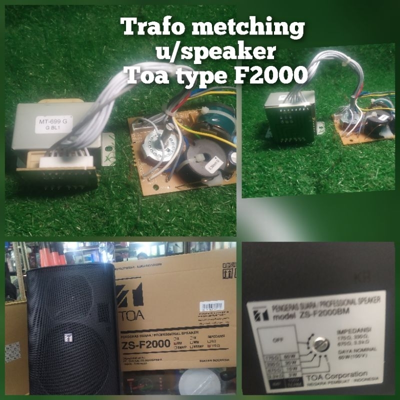 Meeting transformer replacement speaker spare parts Toa type F2000 ...