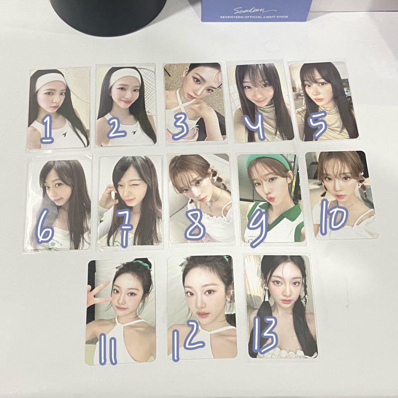 Official photocard trading card season greetings 2024 aespa Shopee