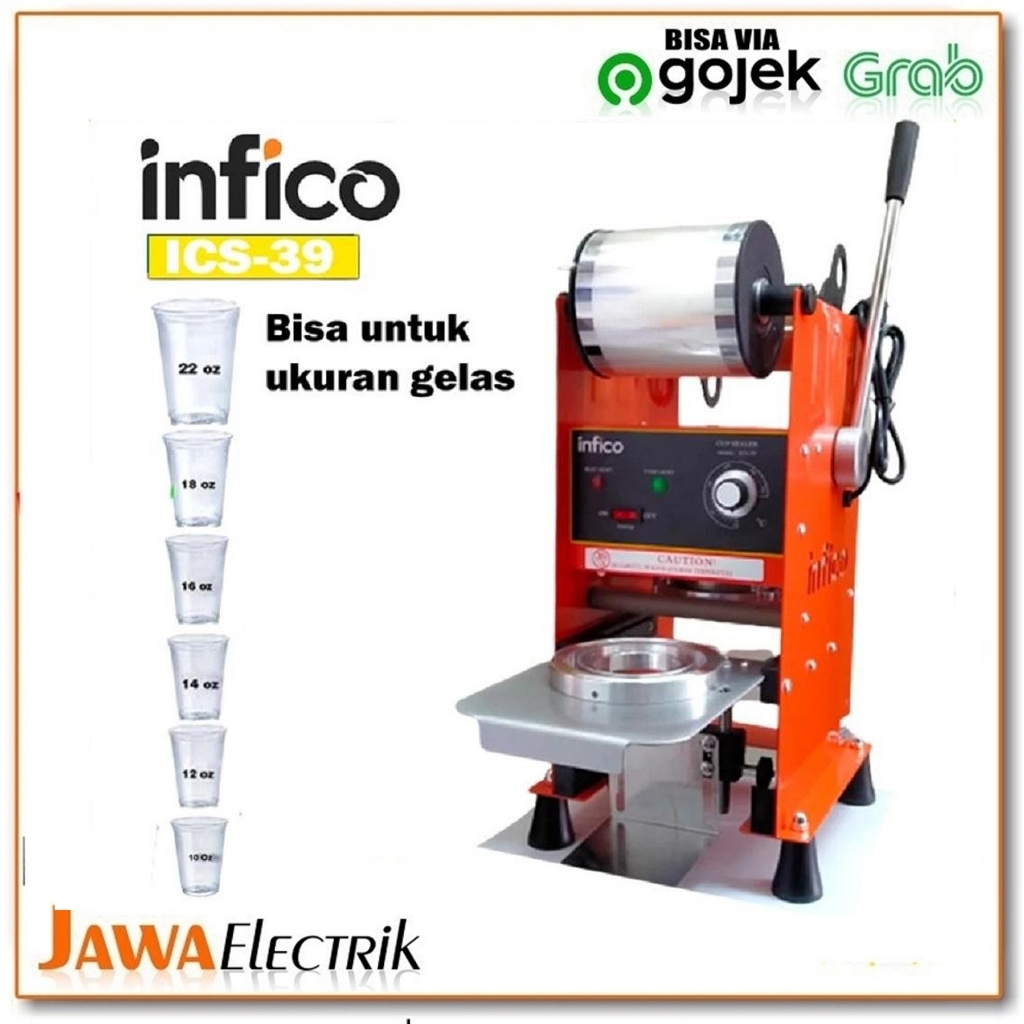 MESIN Plastic Cup Press Machine/INFICO Manual Cup Sealer Machine ...