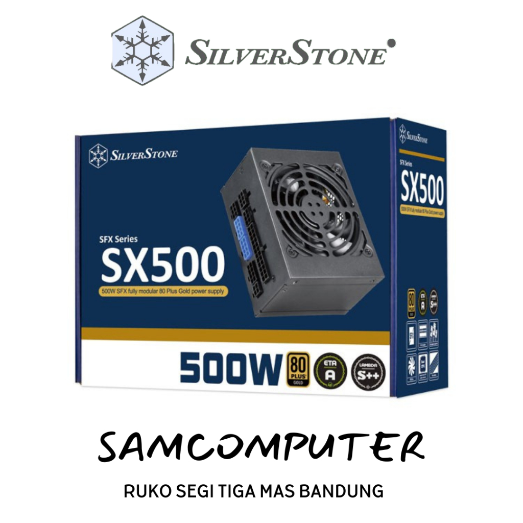 Silverstone SX500-G 500W 80+ Gold - FullModular - SFX Power Supply ...