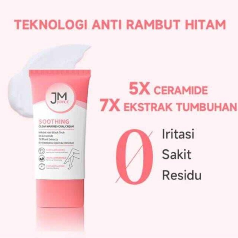 Jm Joyce Soothing Hair Removal Cream Hair Removal | Shopee Malaysia