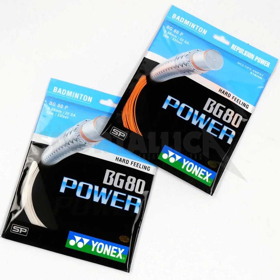 ORIGINAL YONEX BG80 BADMINTON STRINGS - BG 80 ORIGINAL SP HOLOGRAM ...