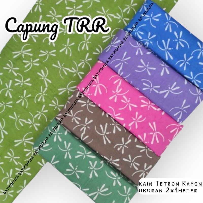 Trr soft soft batik cloth / batik cloth set with dragonfly butterfly ...