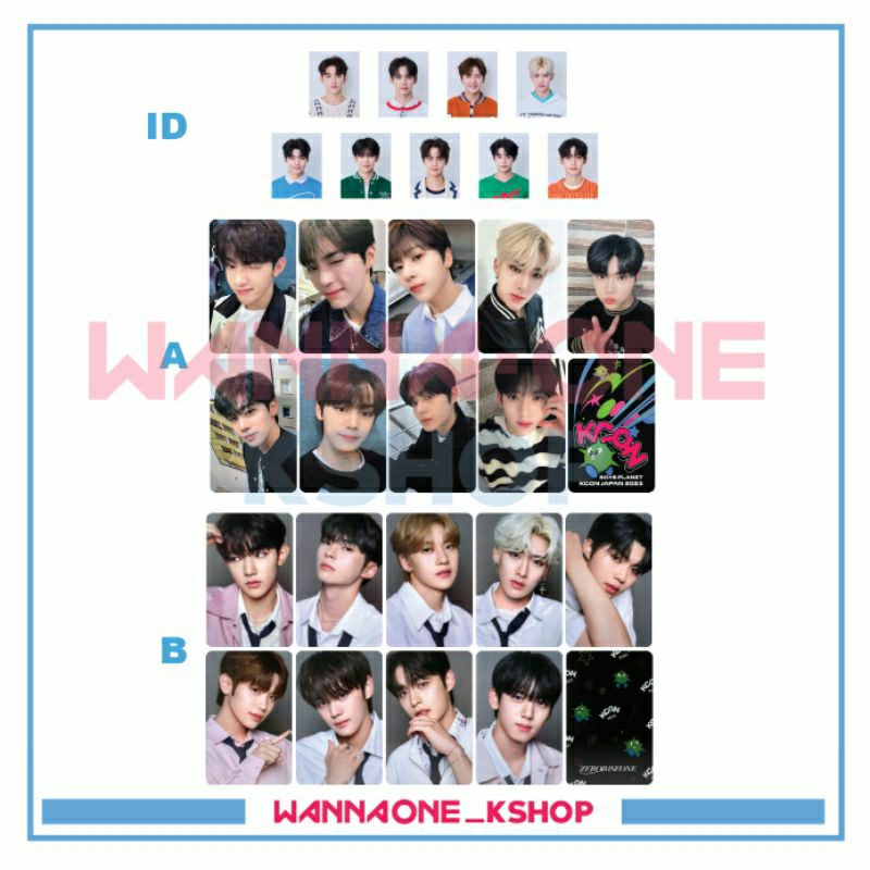Photocard zerobaseone zb1 KCON | Shopee Malaysia