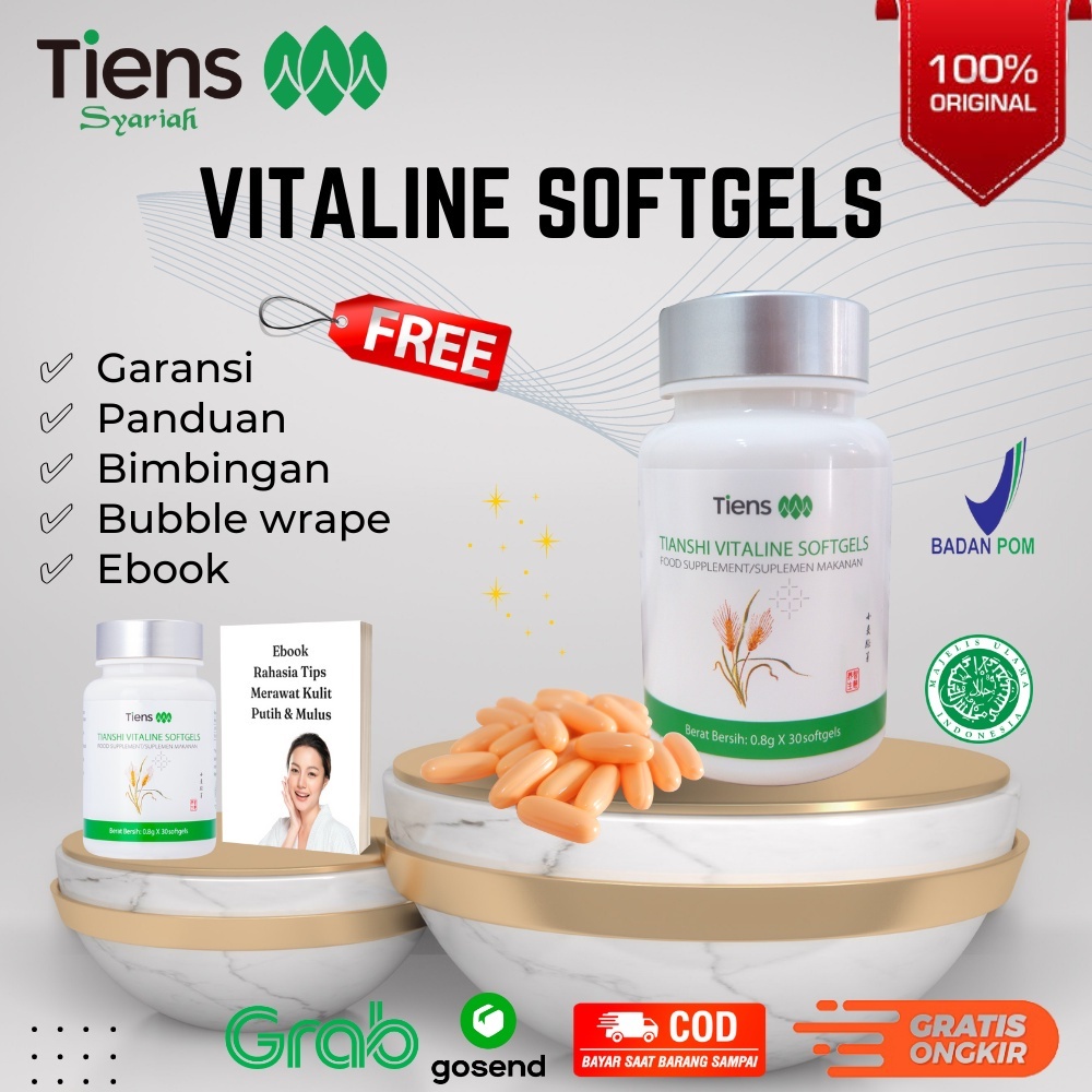 Vitaline SOFTGELS TIENS 100% ORIGINAL The Best Powerful Skin Whitening ...