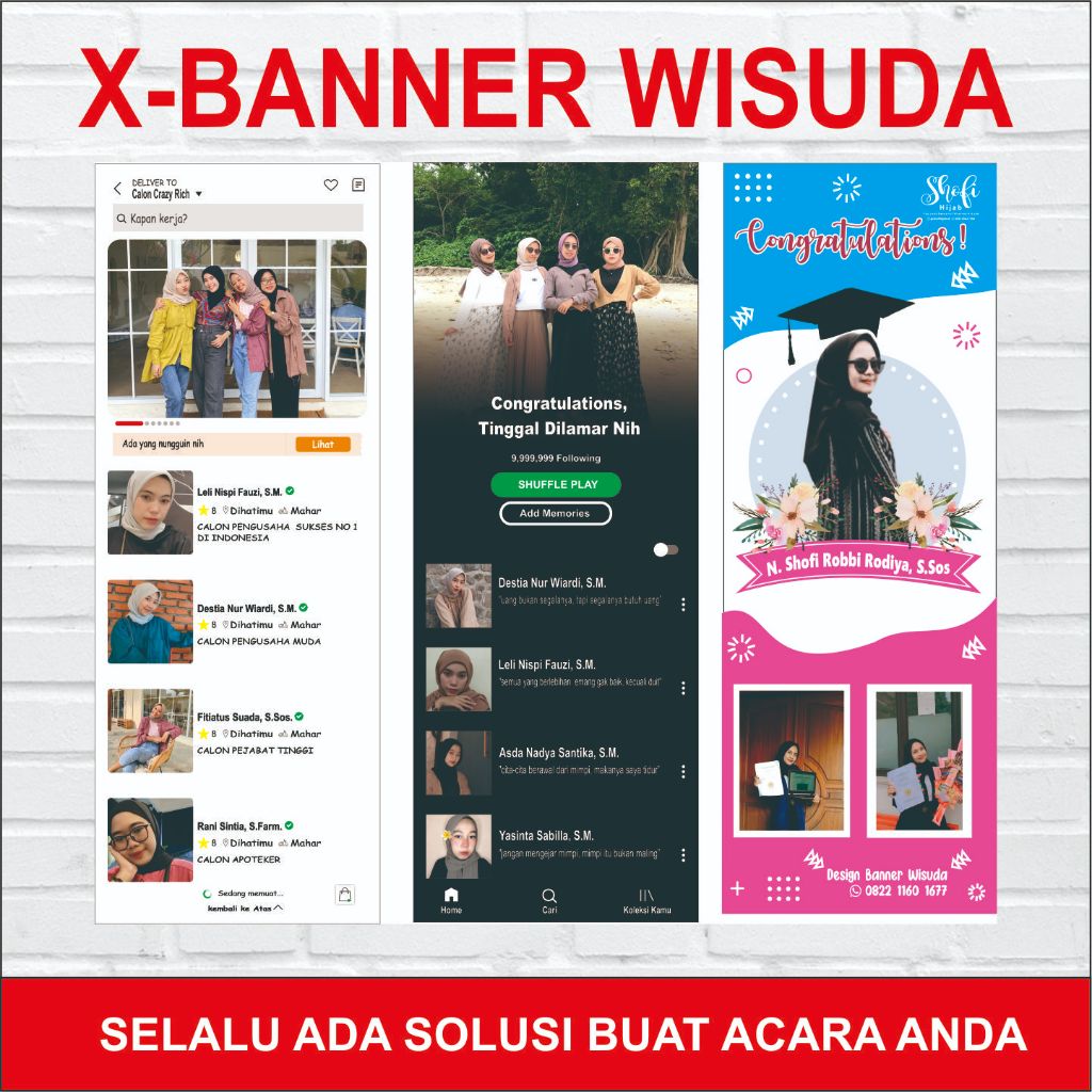 X Final Session Graduation Banner | Shopee Malaysia