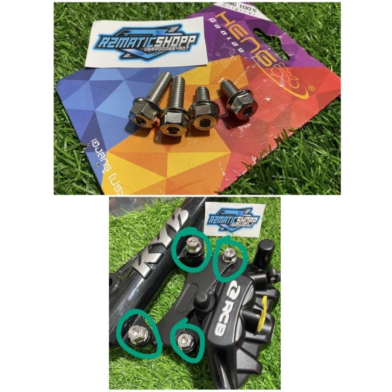 Honda probolt Stenles automatic caliper bolts 2 keys | Shopee Malaysia