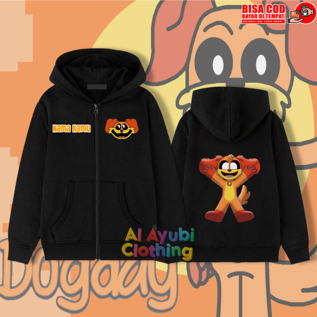 Dogday Smiling Critters Children's Jacket / Dogday Catnap Zipper ...