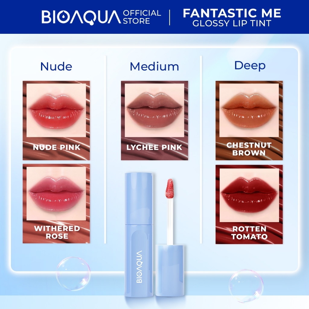 Bioaqua Liptint Fantastic Me Glossy/Darling Me Matte Lip Tint