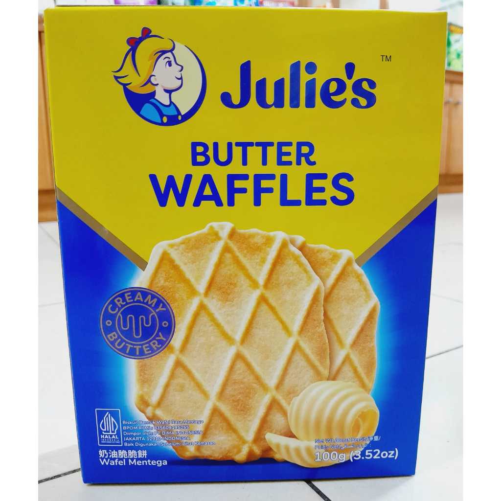 [HALALButtery] Julie's Butter Waffle 100gr/Julies Waffle Creamy ...