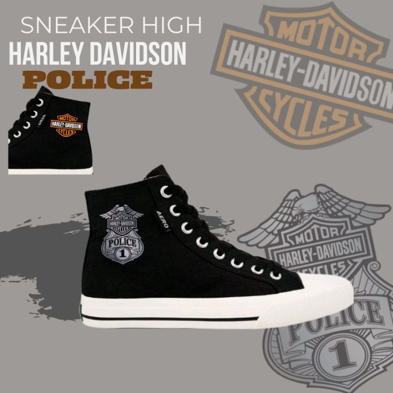 Harley davidson high top tennis shoes best sale