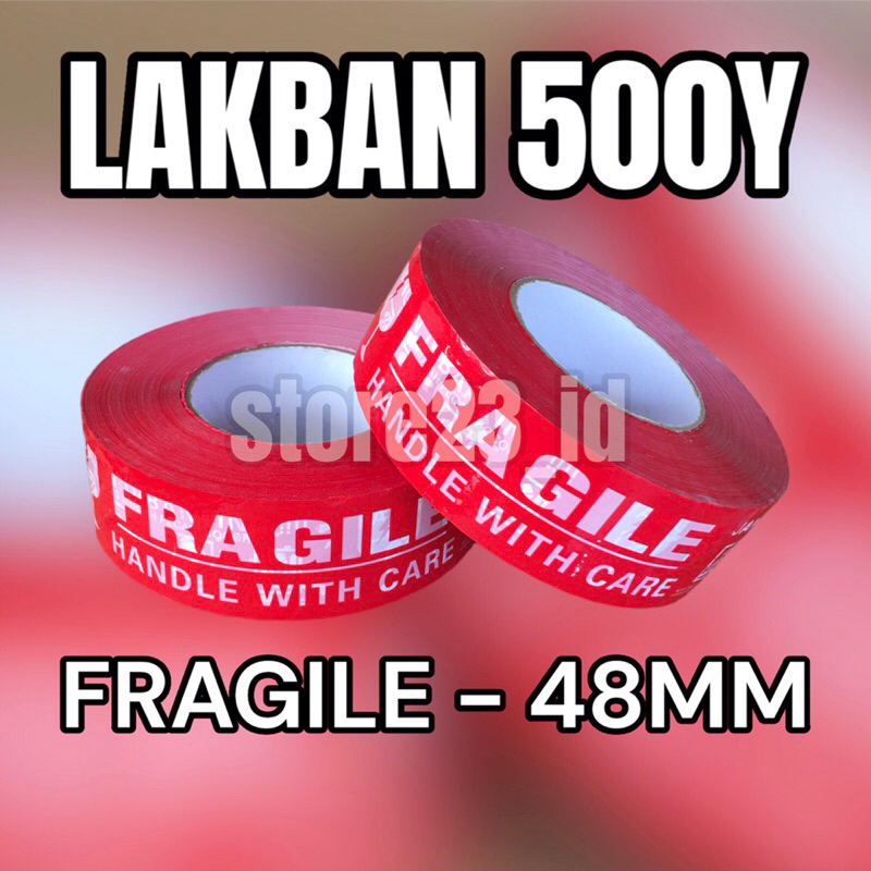 Fragile ISOLATION 48MM X 500Y / FRAGILE duct tape 48MM | Shopee Malaysia