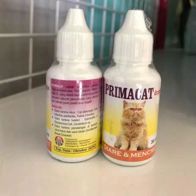 Primacat 30ml Cat Diarrhea Medicine Cat Diarrhea Medicine For