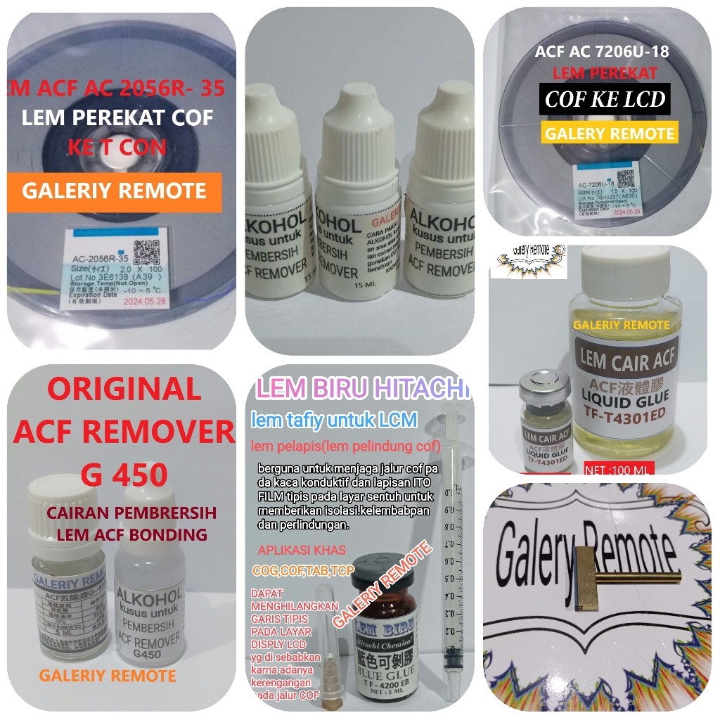 Acf Board And GLASS/Acf, Cof Flexible Adhesive lcd Glue To Acf bonding ...