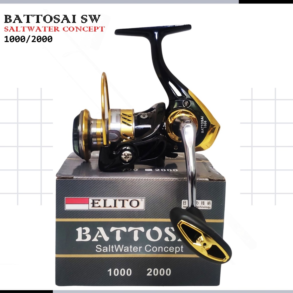 Reel Iroly Battosai SW Saltwater 1000 2000 | Shopee Malaysia