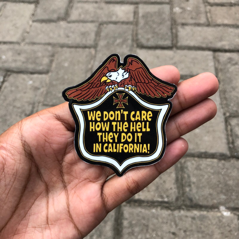 Eagle Magazine Chopper Sticker | Custom Calcer | Shopee Malaysia