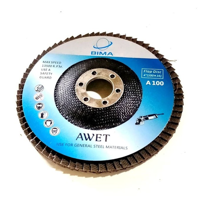 Bima FLAP DISC 4 inches / Stacking Sandpaper / Stacking Sandpaper ...