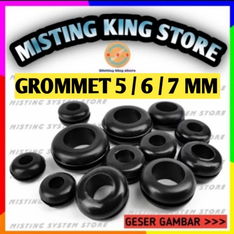 Rubber Grommets 5/6/7/8/10/12 MM RUBBER GROMET UNISEAL PVC Pipe PE Hose